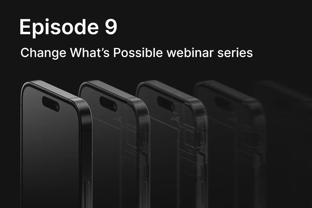 A series of cell phones with the words " episode 9 " in front.