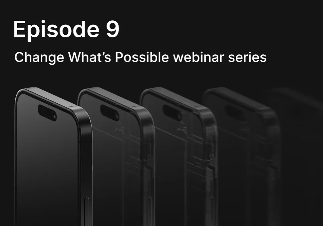 A series of cell phones with the words " episode 9 " in front.